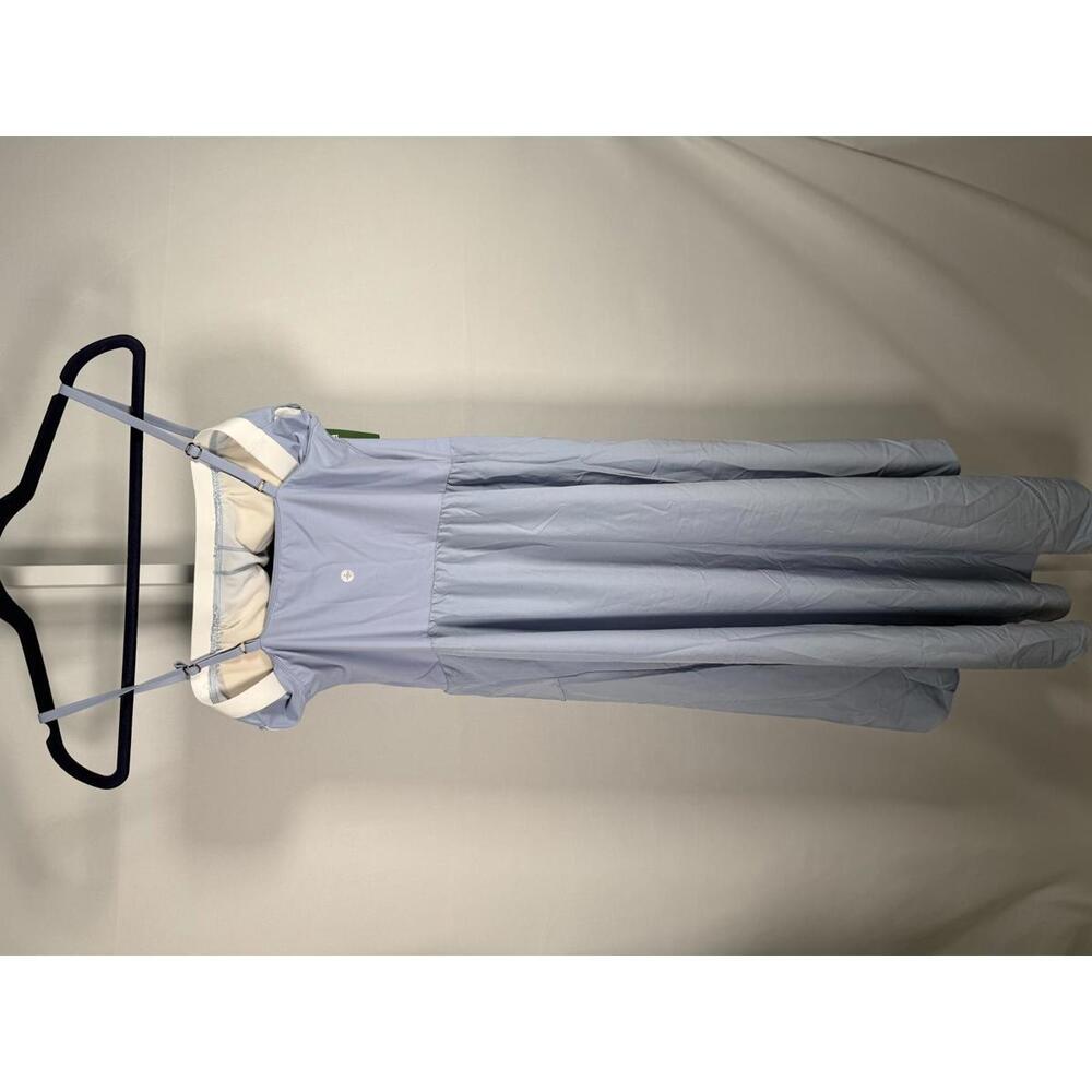 HALARA Sky Blue Asymmetrical High-Low Dress - Picture 9 of 16